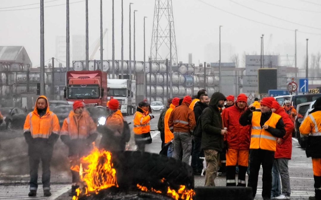 strike at port